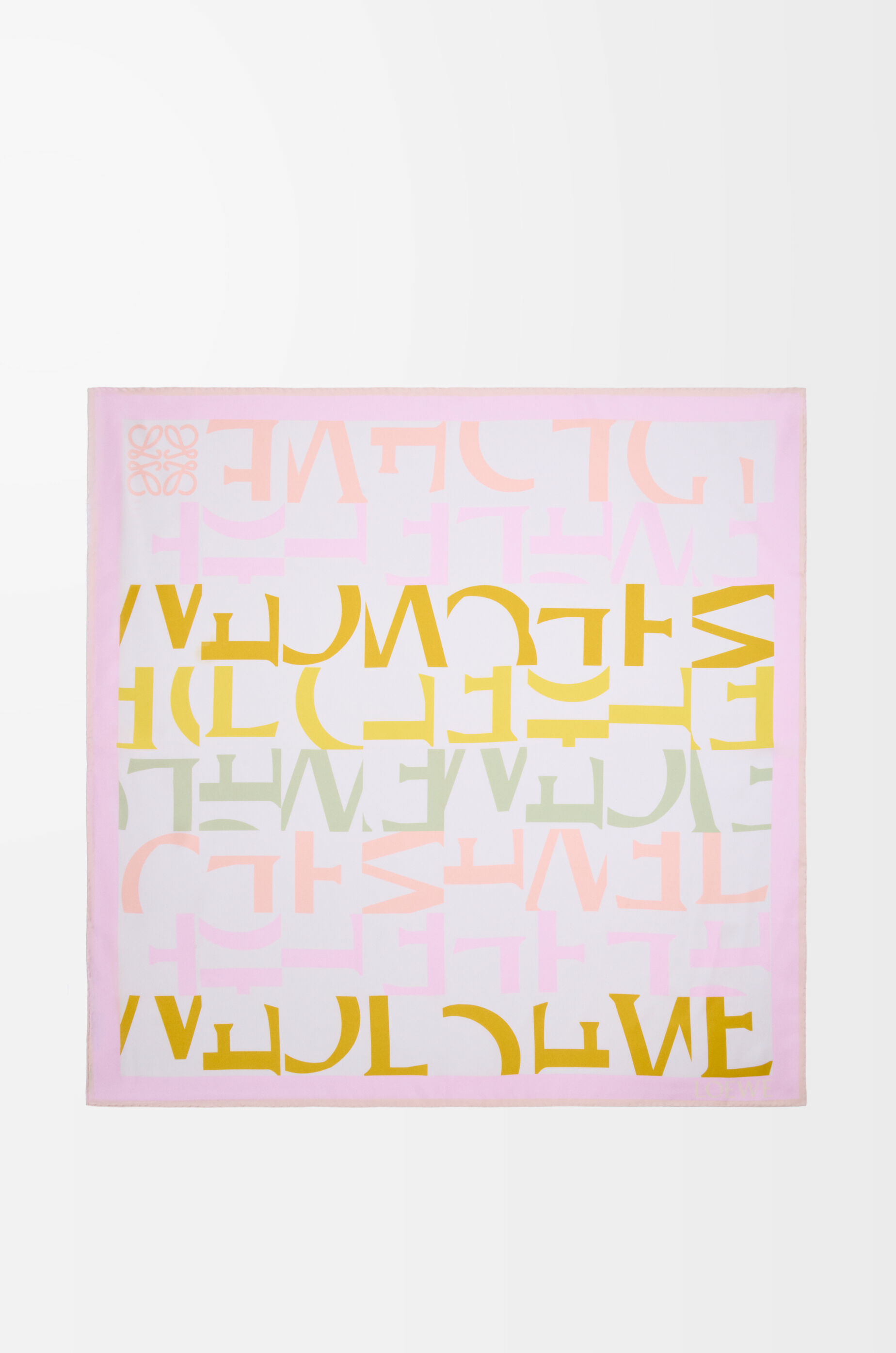 スカーフ（シルク） ピンク - LOEWE Japan official website