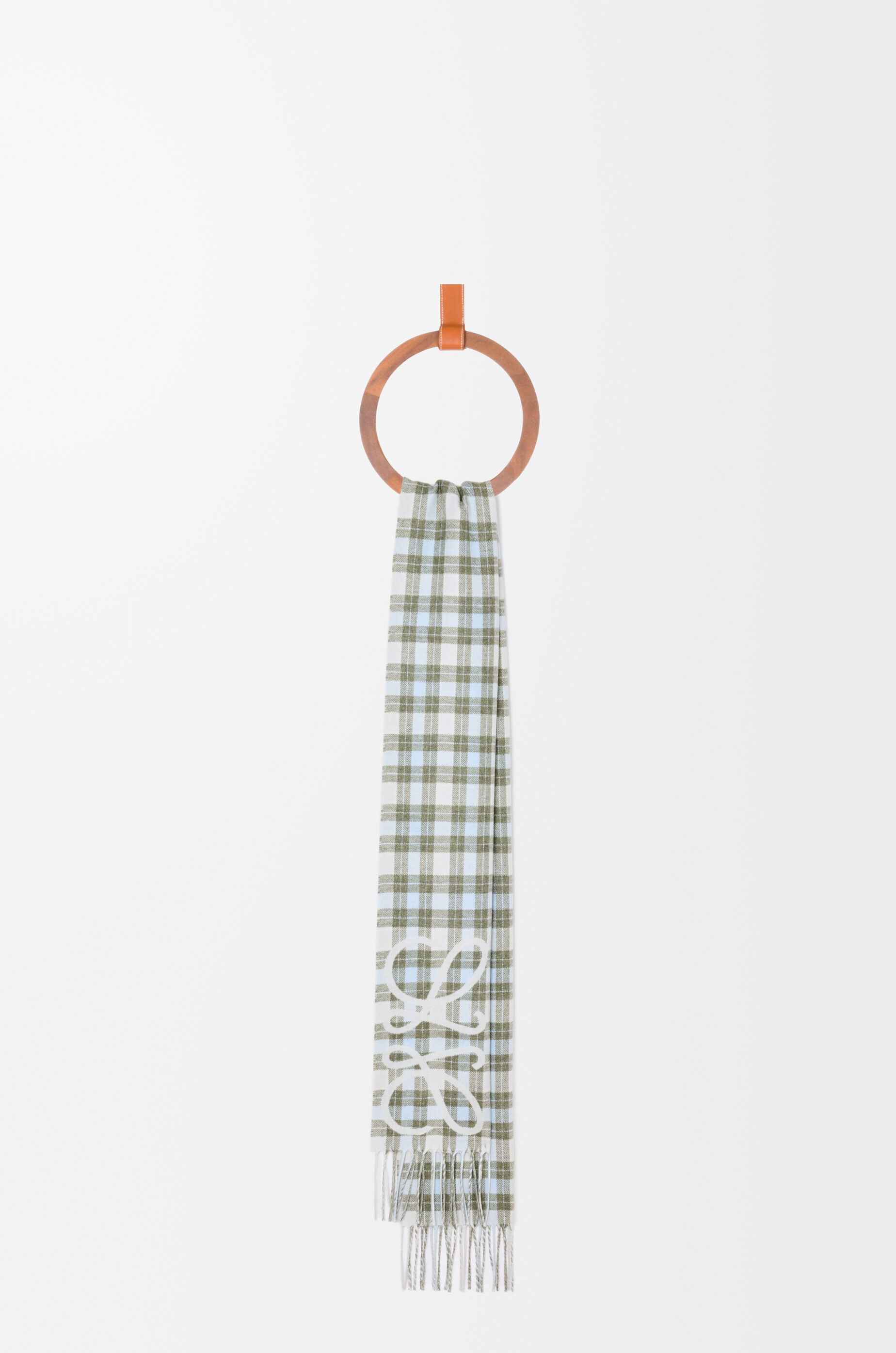 ★Loewe★アナグラム プリント スカーフ（カシミヤ） LOEWE アナグラム スカーフ (ウール&カシミヤ) 40cm x 180cm