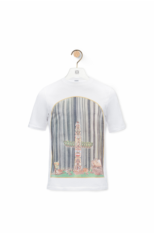 LOEWE Totem T-shirt in cotton White