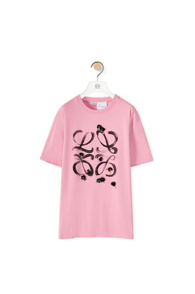 LOEWE Susuwatari Anagram T-shirt in cotton Cotton Candy  plp_rd