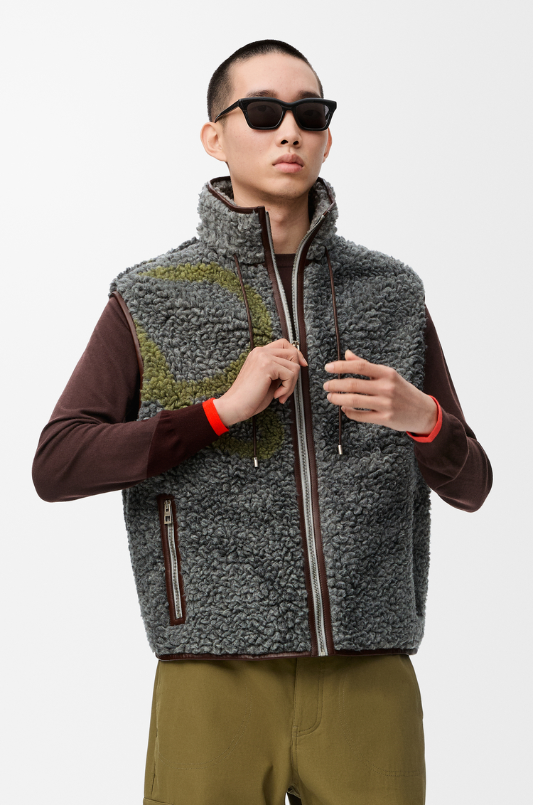 LOEWE Gilet in misto lana Multicolore