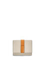 LOEWE Trifold wallet in soft grained calfskin Light Oat/Honey pdp_rd
