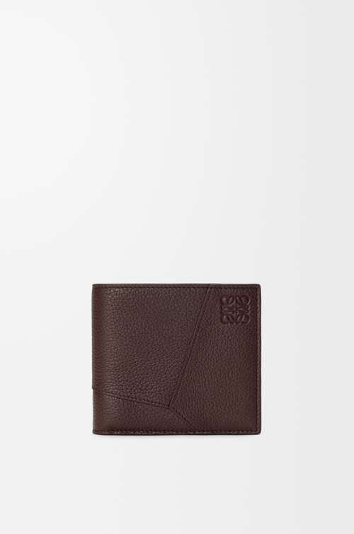 LOEWE パズル バイフォールド ウォレット（サプルグレインカーフ） チョコレート