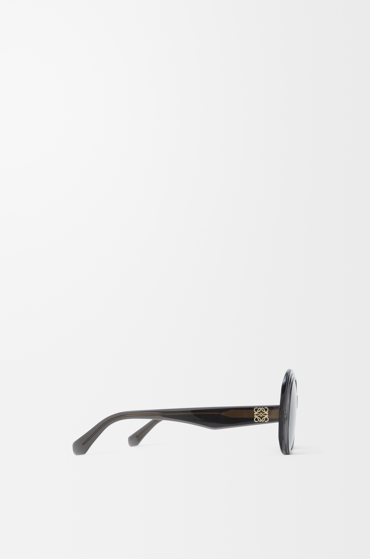 LOEWE Gafas de sol Mini Anagram Steps Square Transparent Asphalt