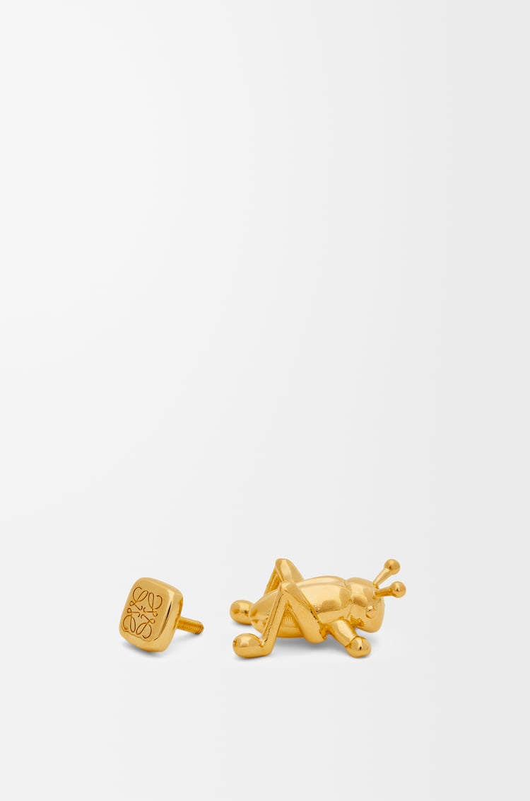 LOEWE Pin Grasshopper en latón Dorado