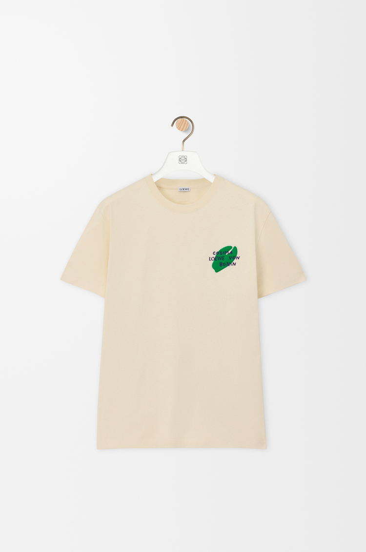 LOEWE Relaxed fit T-shirt in cotton Ecru