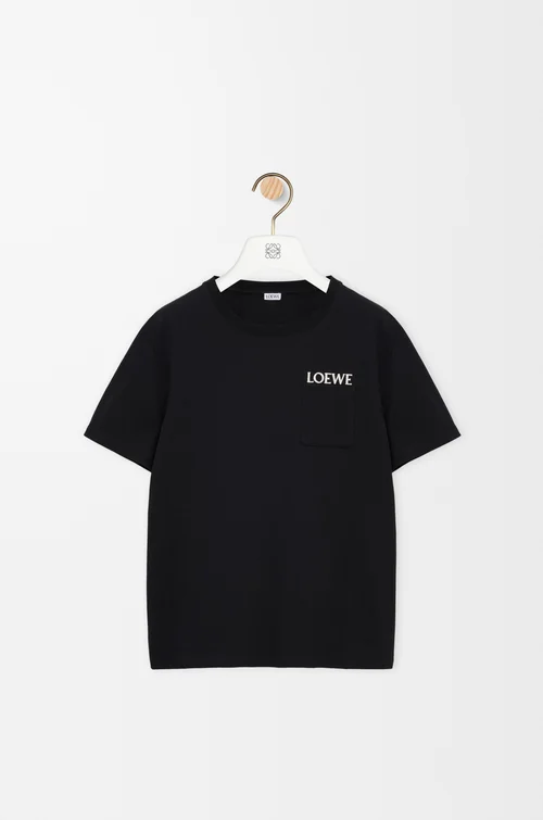 LOEWE Relaxed fit T-shirt in cotton Black