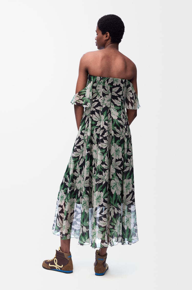 LOEWE Dress in silk Multicolor