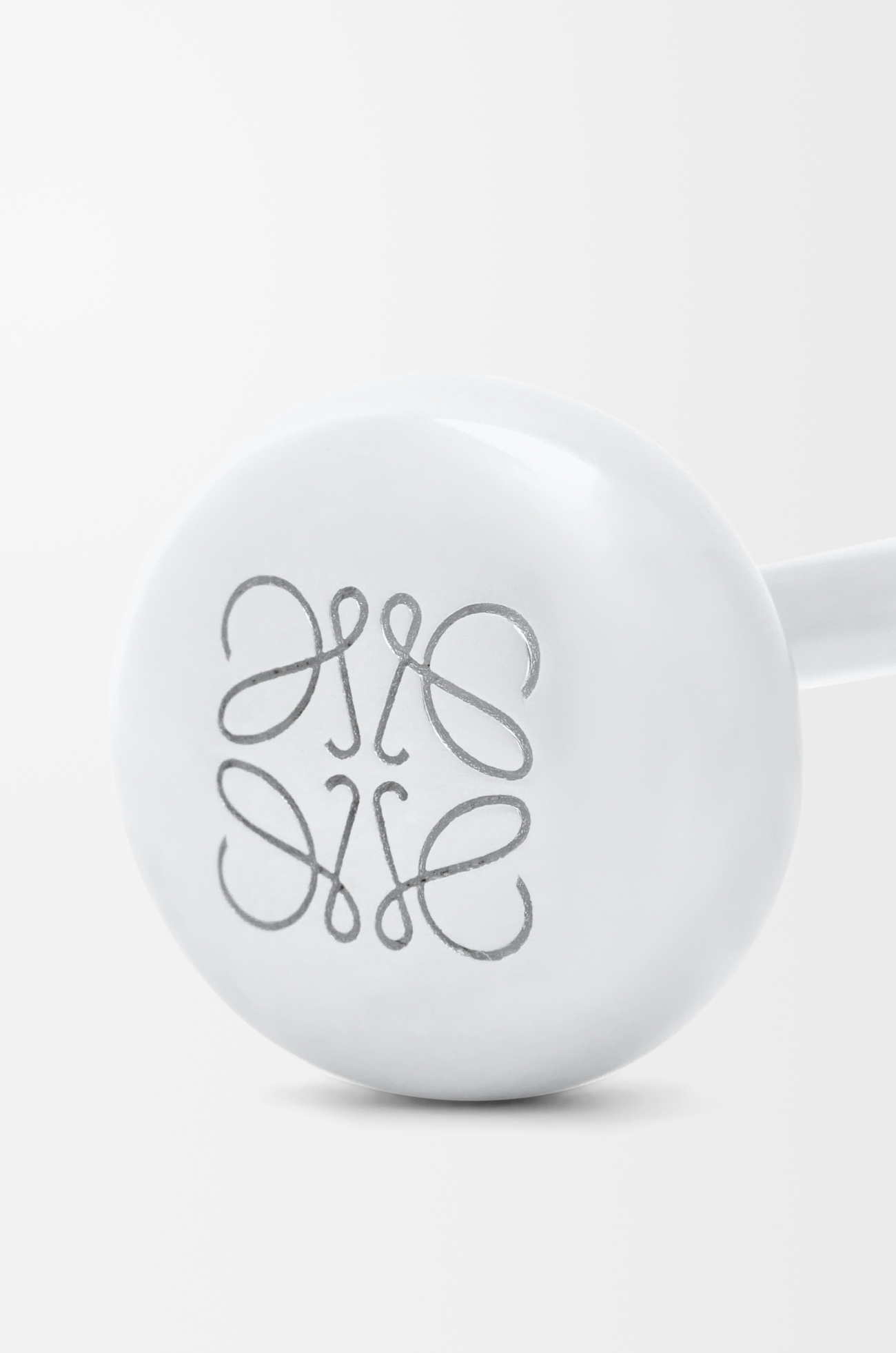 LOEWE Anagram Pebble cuff in sterling silver Silver