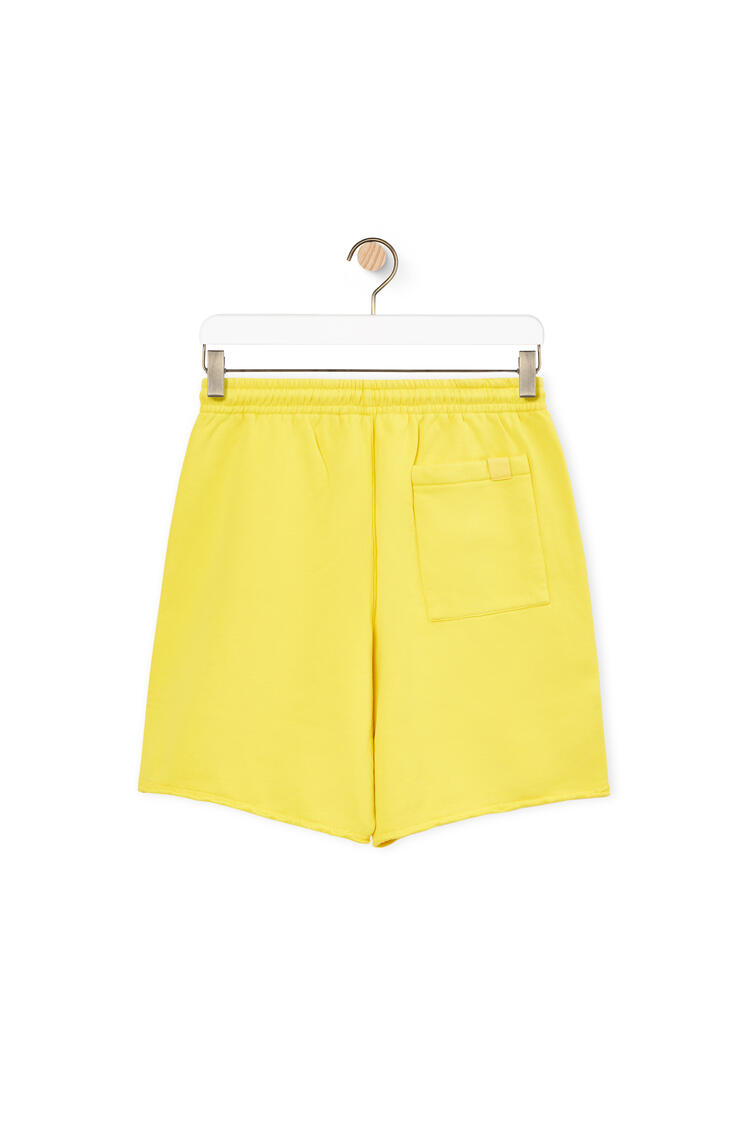 LOEWE Drawstring shorts in cotton Yellow