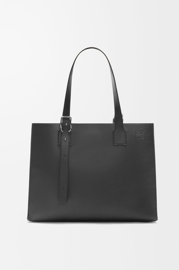 LOEWE Bolso Buckle Horizontal tote en piel de ternera Marrón