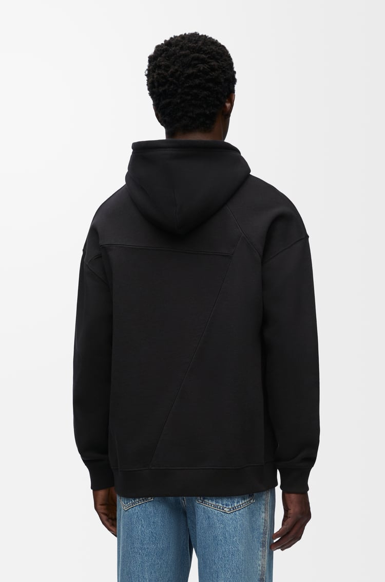 LOEWE Puzzle relaxed fit hoodie in cotton Black