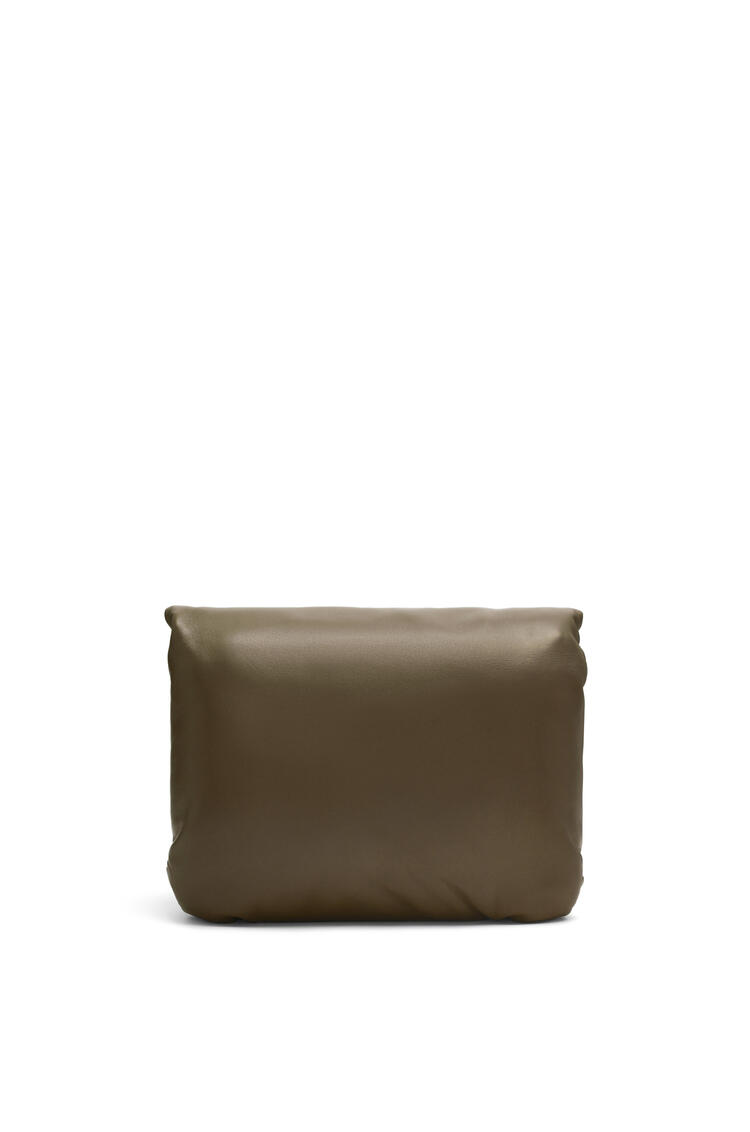 LOEWE Puffer Goya bag in shiny nappa lambskin Dark Khaki Green