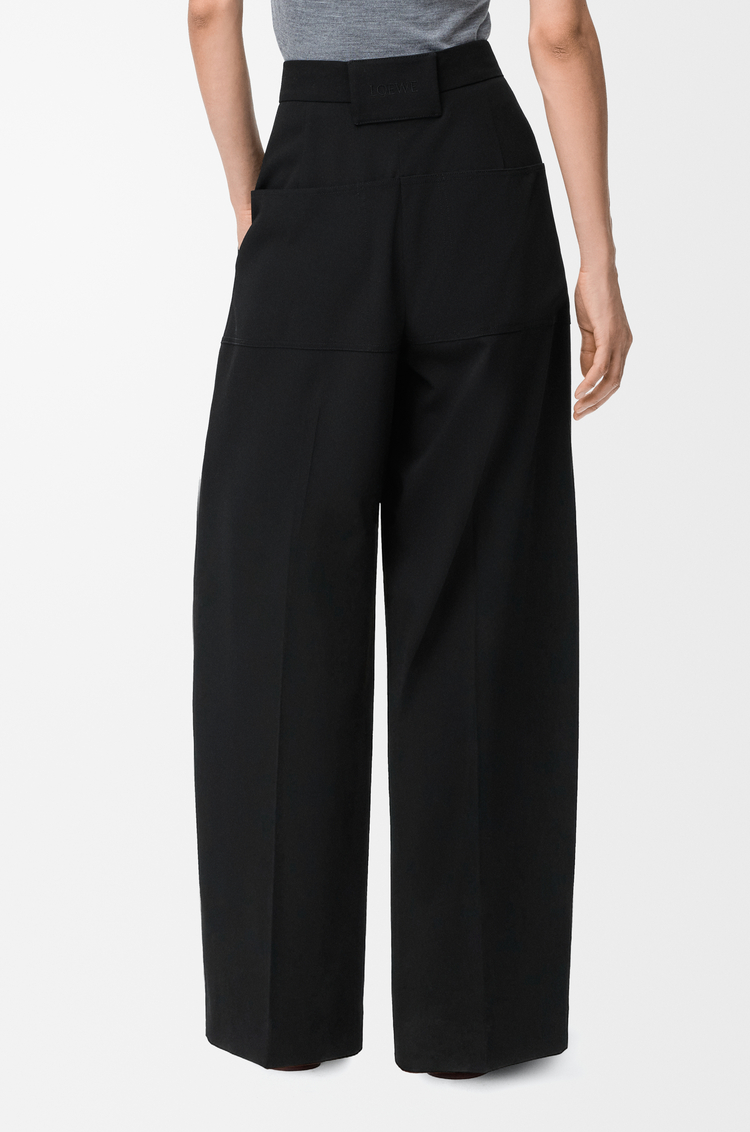 LOEWE カーゴ トラウザーズ（ウール） ブラック