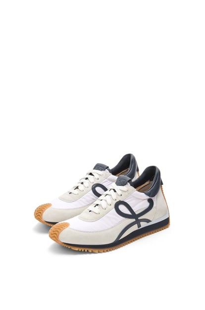 LOEWE Flow Runner in nylon and suede 無菸煤藍/白 plp_rd