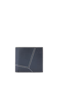 LOEWE Puzzle stitches bifold coin wallet in smooth calfskin Ocean pdp_rd