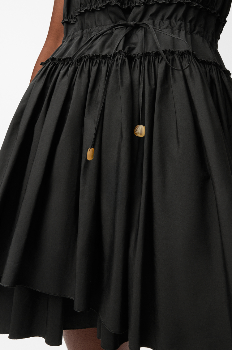 LOEWE Robe en coton Noir