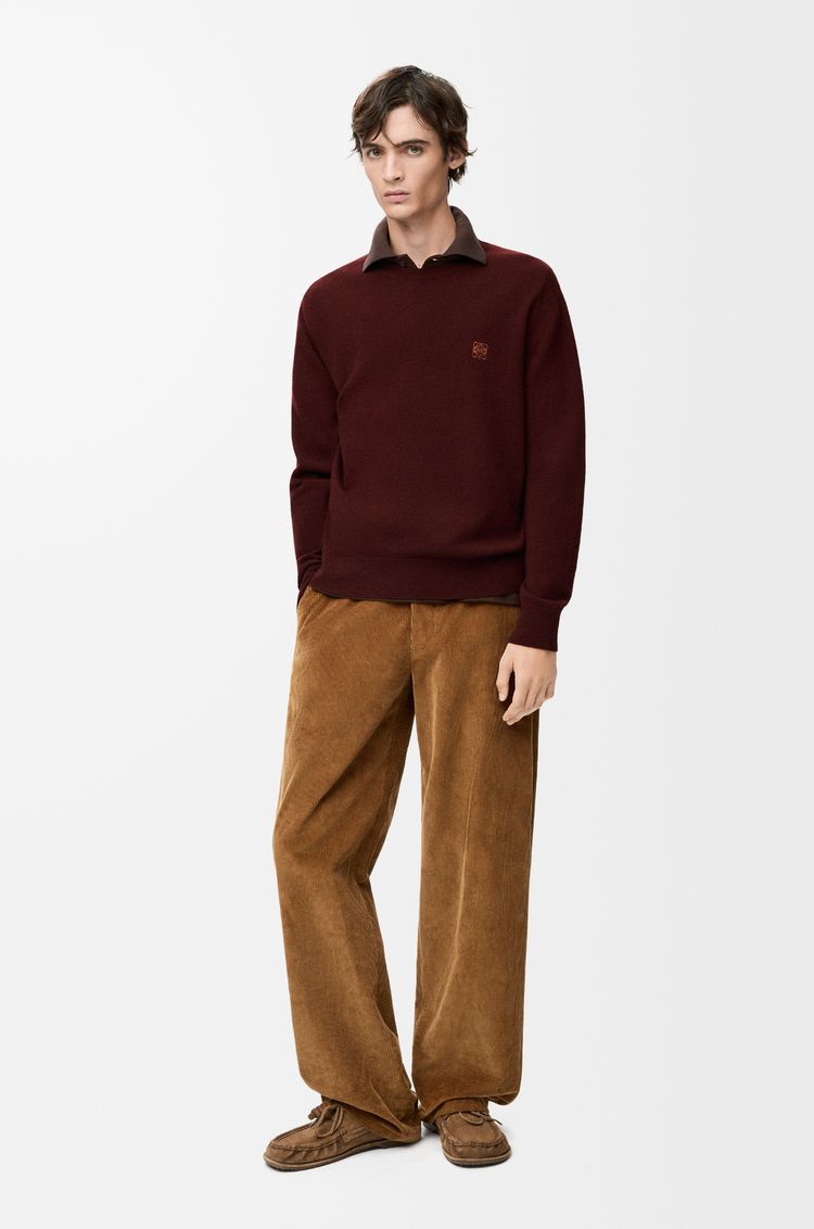 LOEWE Sweater in wool Burgundy