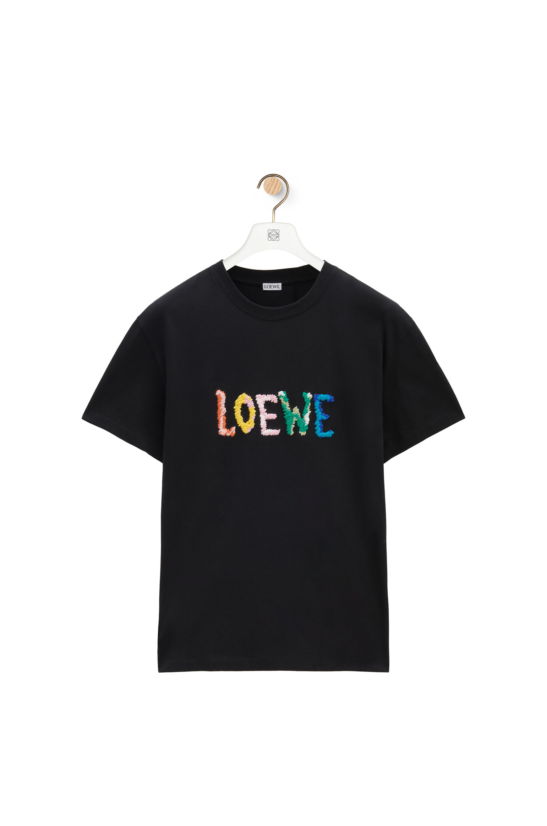Relaxed fit T shirt in cotton Black LOEWE
