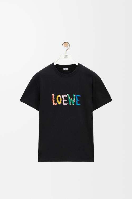 リラックスフィット Tシャツ（コットン） ブラック - LOEWE