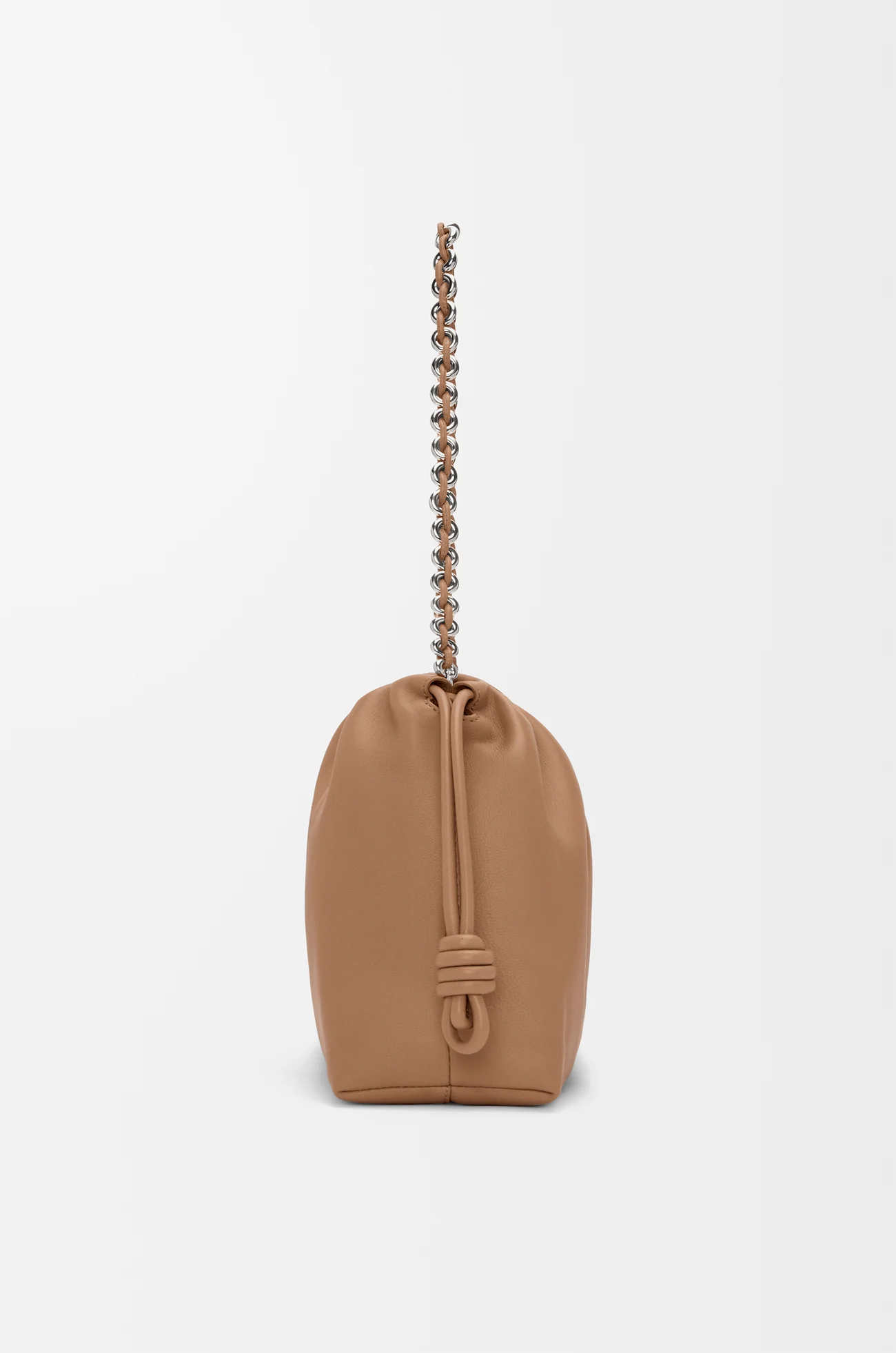 LOEWE Borsa Flamenco Purse media in morbida nappa di agnello Moca