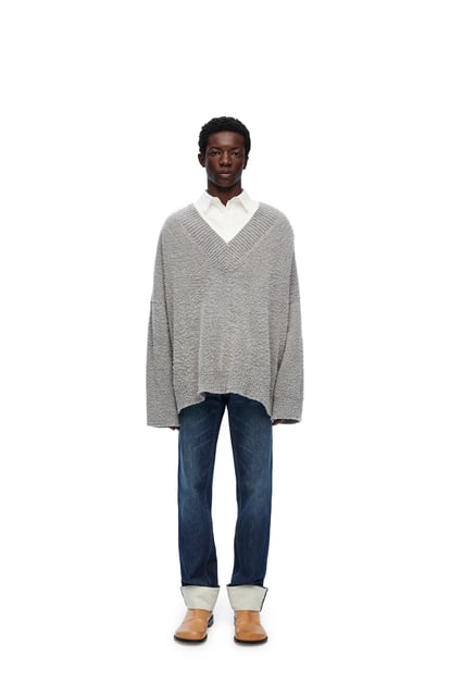 LOEWE Sweater in wool blend 灰色 plp_rd