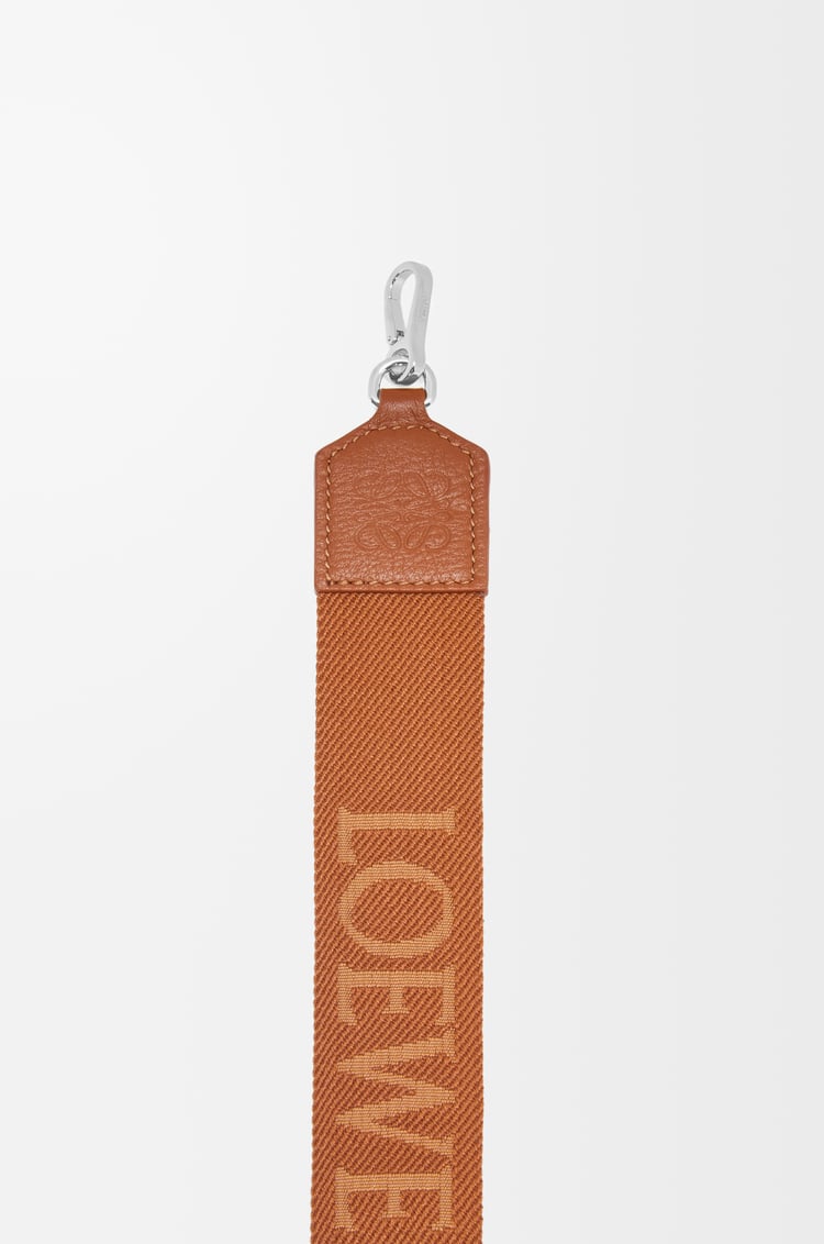 LOEWE LOEWE ウェビング ストラップ（ウール&カーフ） タン/パラジウム