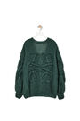LOEWE Cardigan in mohair Forest Green pdp_rd