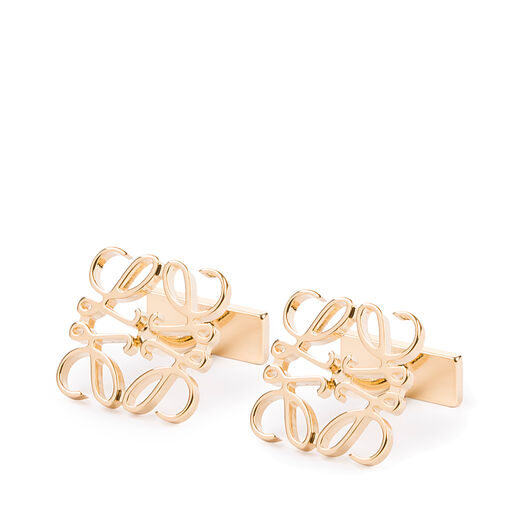 LOEWE Anagram Cufflink Gold LOEWE Anagram Cufflink Gold all