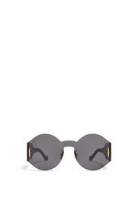 LOEWE Round mask sunglasses in nylon Smoke
