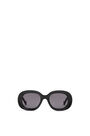 LOEWE Oval sunglasses in acetate Black