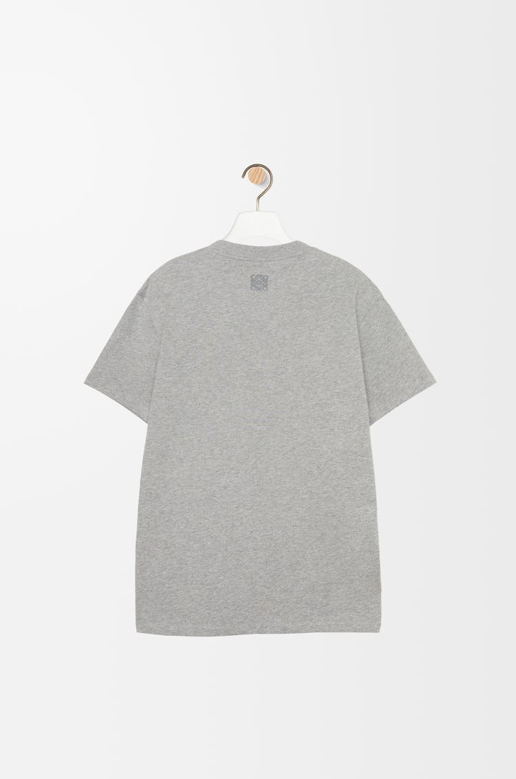 LOEWE Relaxed fit T-shirt in cotton Grey Melange