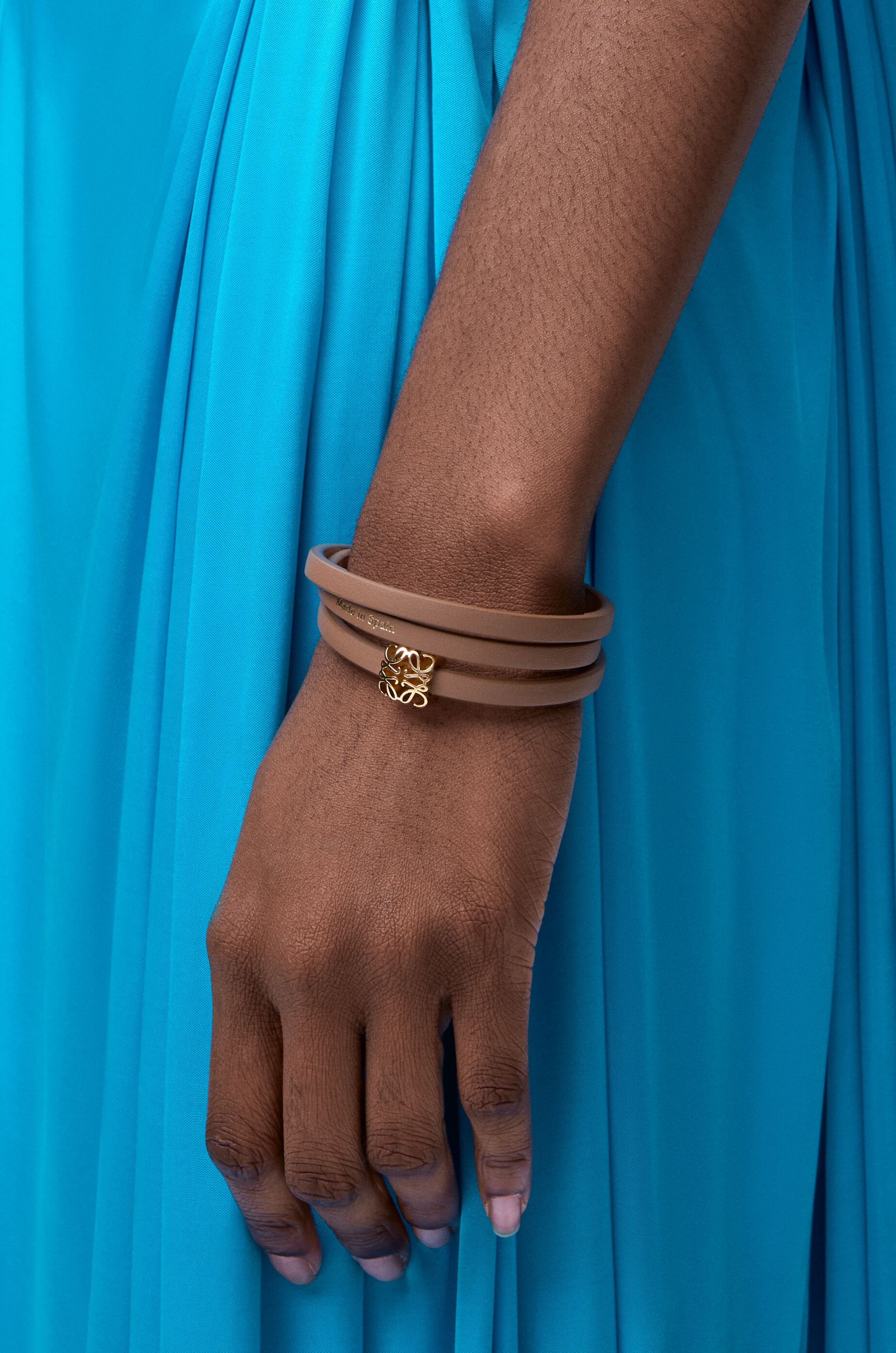 LOEWE ブレスレット Pebble bracelet in calfskin Black - LOEWE