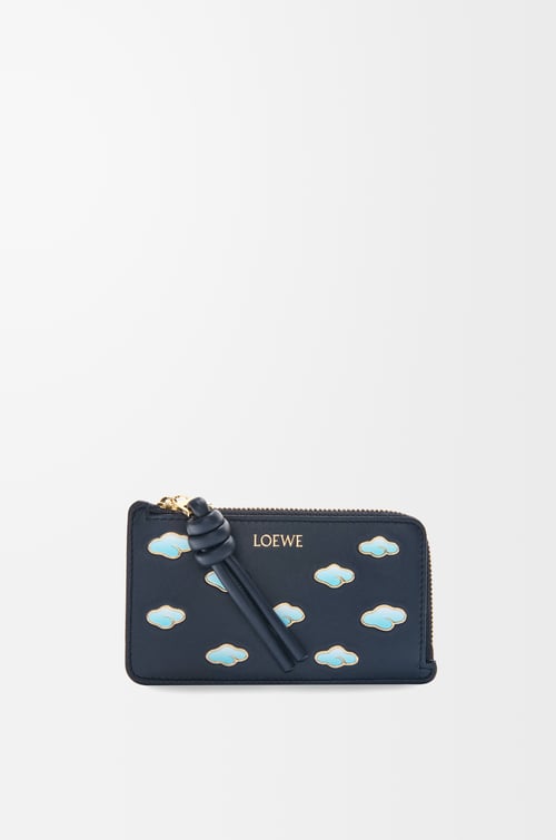 LOEWE コインカードホルダー（ナパカーフ） Dark Ink