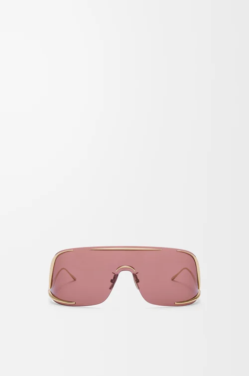 LOEWE Shield Mask sunglasses Burgundy