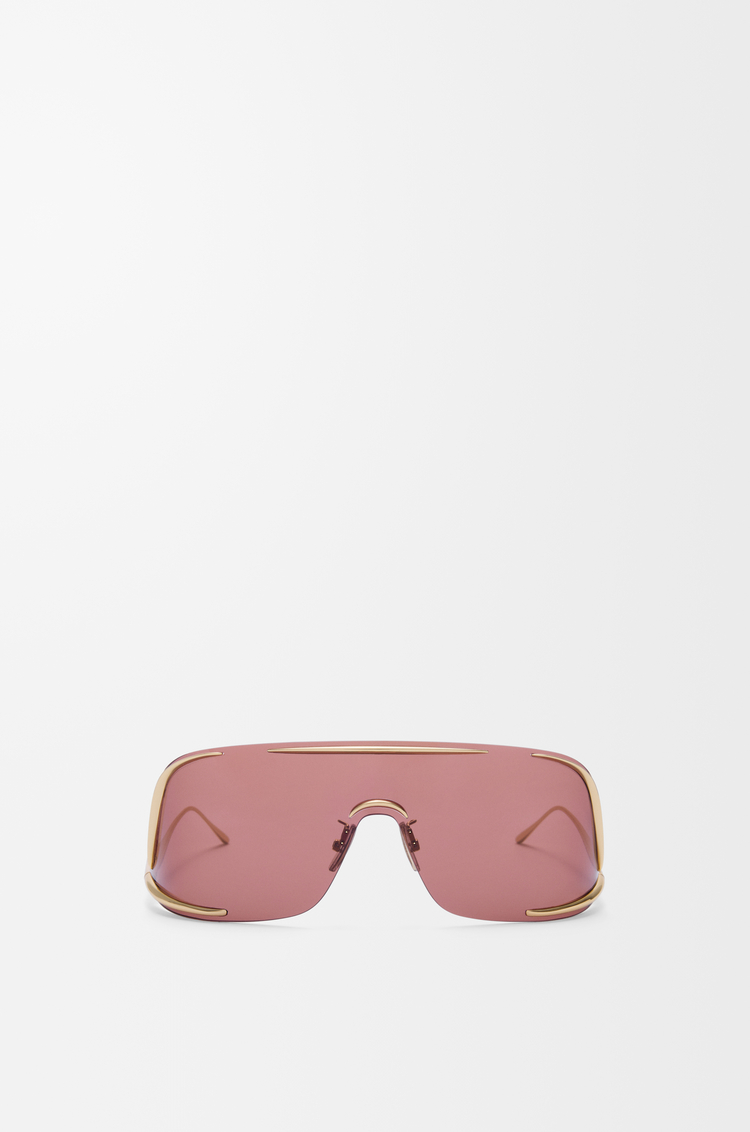 LOEWE Shield Mask sunglasses Burgundy