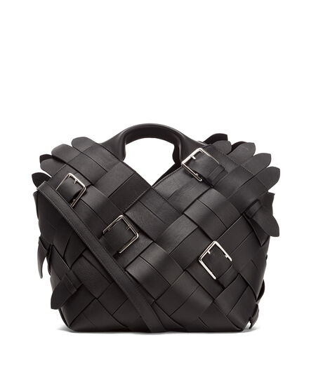 LOEWE Bolso Cesta Hebilla Woven Negro LOEWE Bolso Cesta Hebilla Woven Negro all
