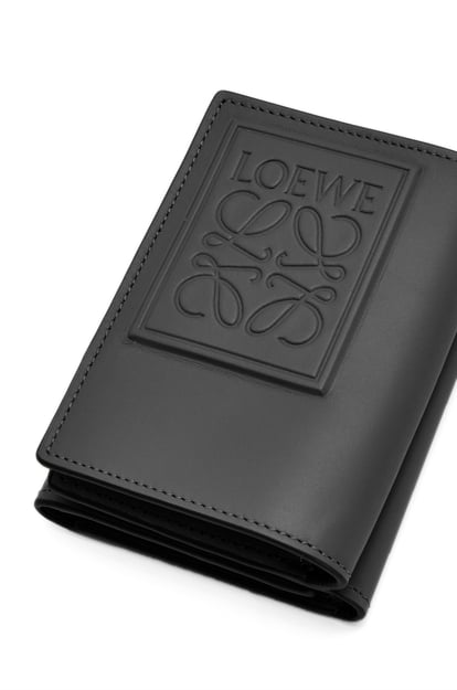 LOEWE Trifold wallet in satin calfskin Black plp_rd