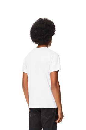 LOEWE Camiseta en algodón con anagrama Blanco plp_rd