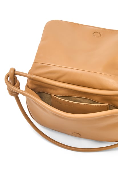 LOEWE Paseo satchel in shiny nappa calfskin Warm Desert plp_rd