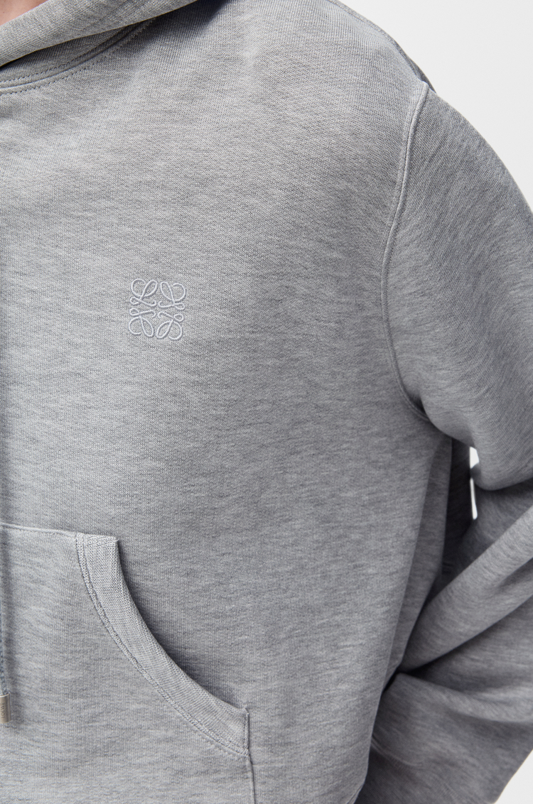 Trapeze hoodie in cotton blend