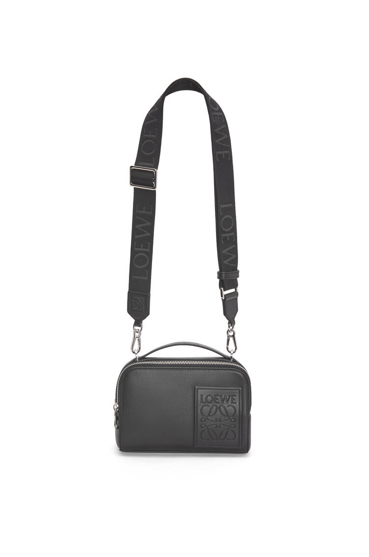 LOEWE Mini Camera Crossbody bag in satin calfskin Black
