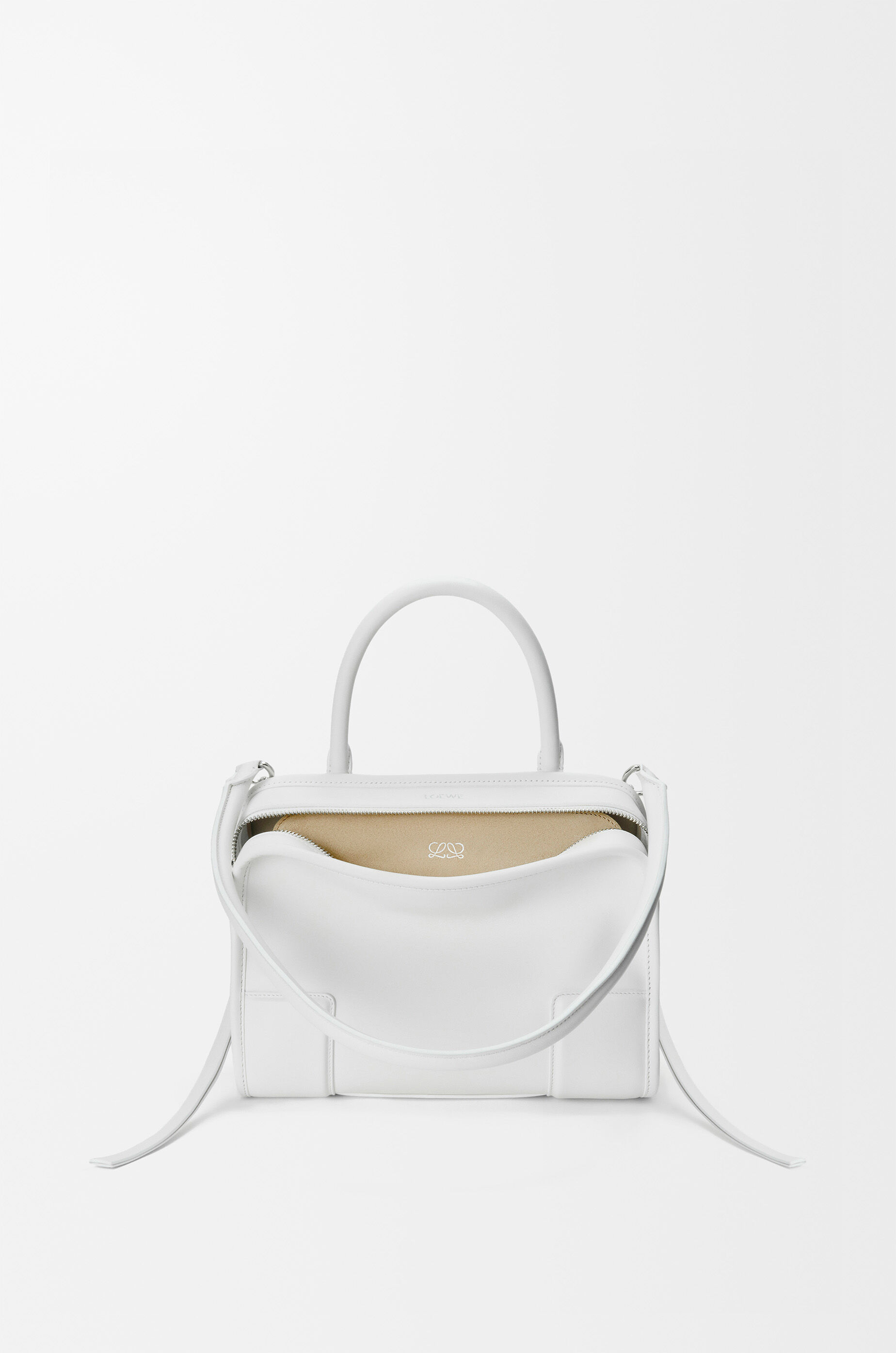 Small Amazona 180 bag in soft calfskin White - LOEWE USA Official