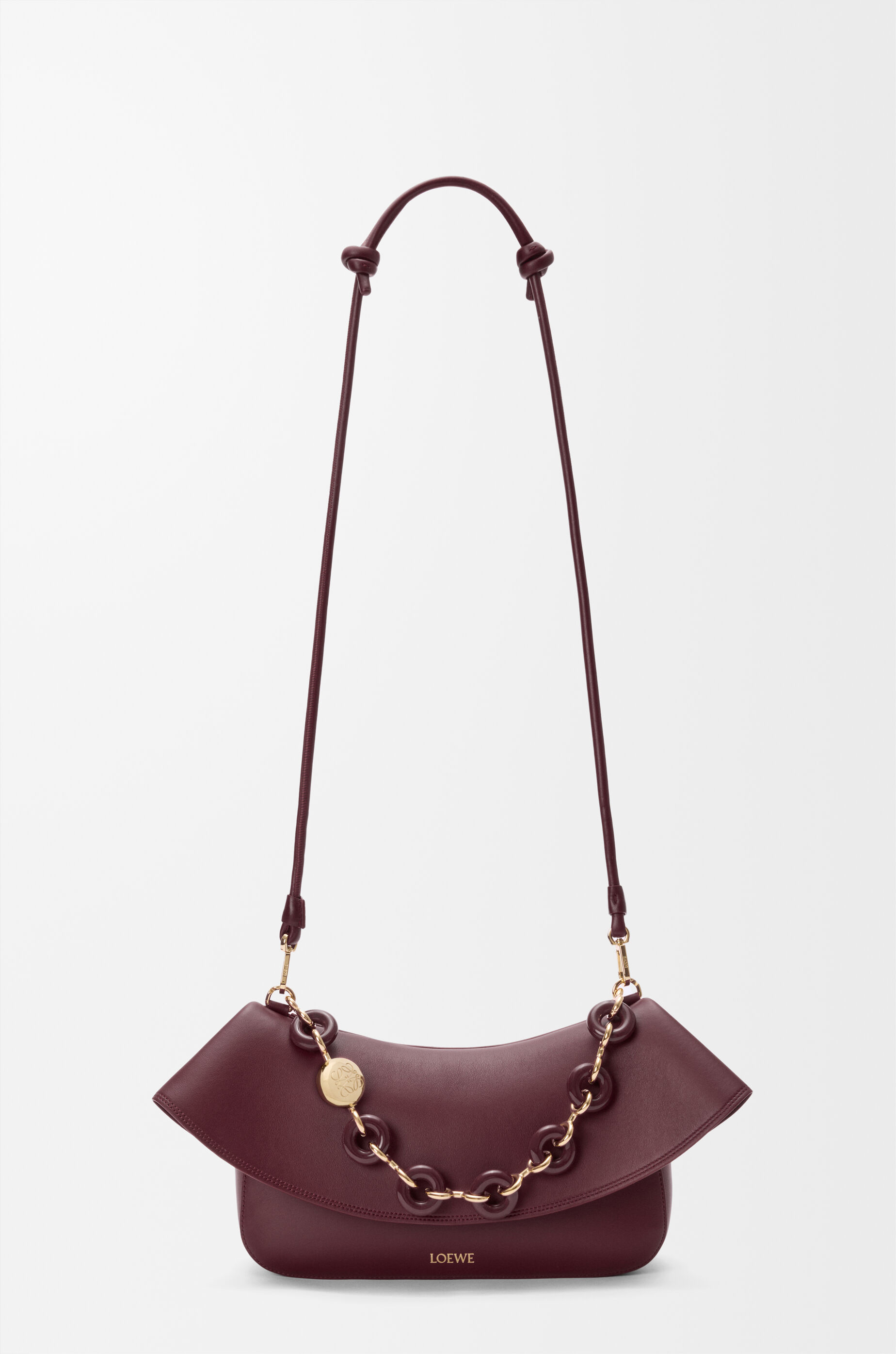 オラ バッグ ミディアム（スムースカーフ） レッド - LOEWE