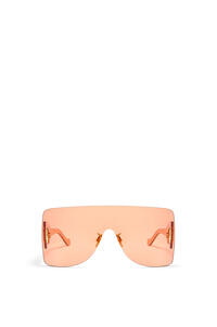 LOEWE Gafas de sol rectangulares tipo máscara en nylon Naranja
