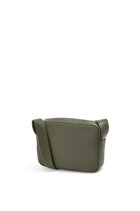 LOEWE XS Military messenger bag in soft grained calfskin Khaki Green plp_rd