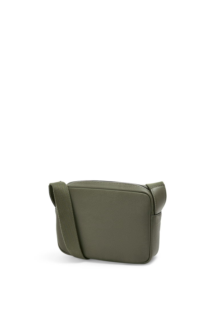 LOEWE XS Military messenger bag in soft grained calfskin Khaki Green