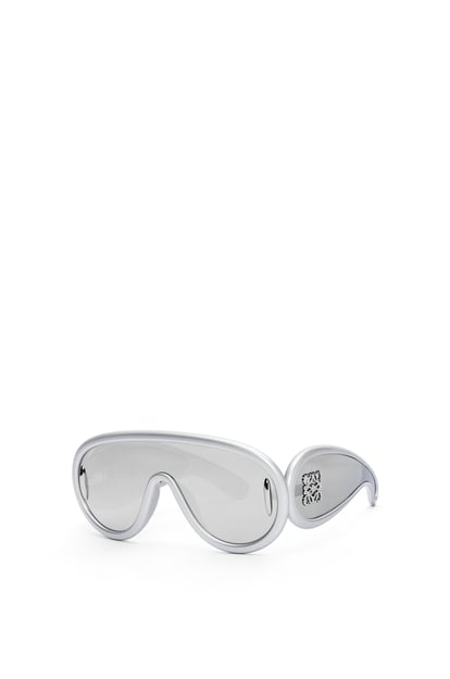 LOEWE Wave mask sunglasses 銀色 plp_rd