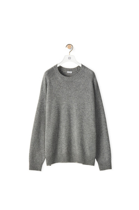 LOEWE Crew neck sweater in cashmere Grey plp_rd