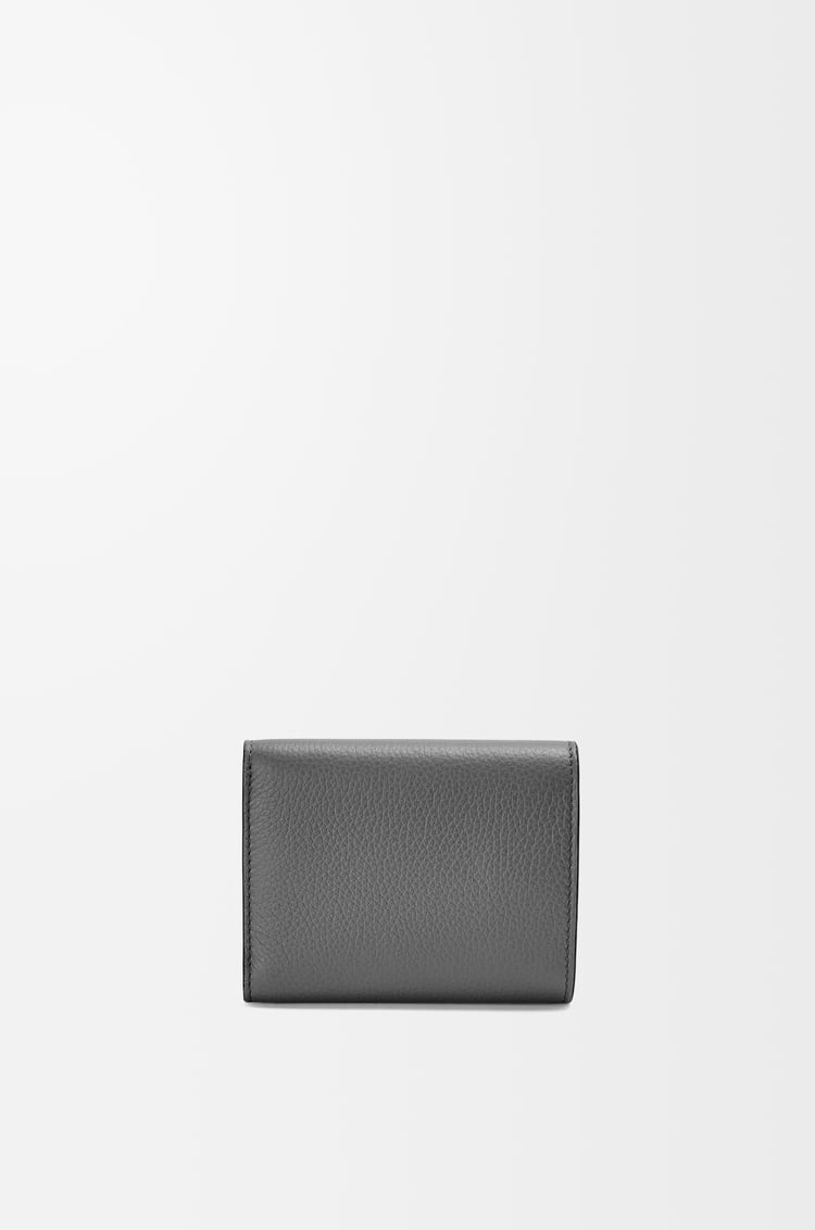 LOEWE Cartera con tres pliegues en piel de ternera Antracita